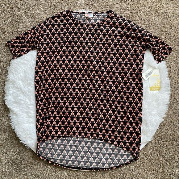 LULAROE Disney Minnie Mouse Irma Top New Women’s Size XXS - Picture 1 of 8